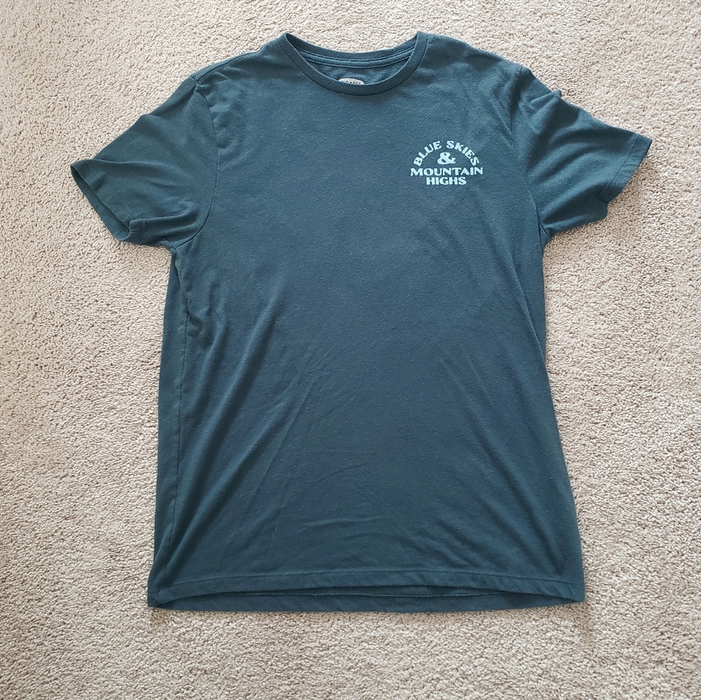 Blue skies and mountain highs t-shirt